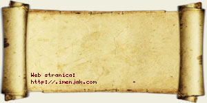 Andjelina Trnjaković vizit kartica